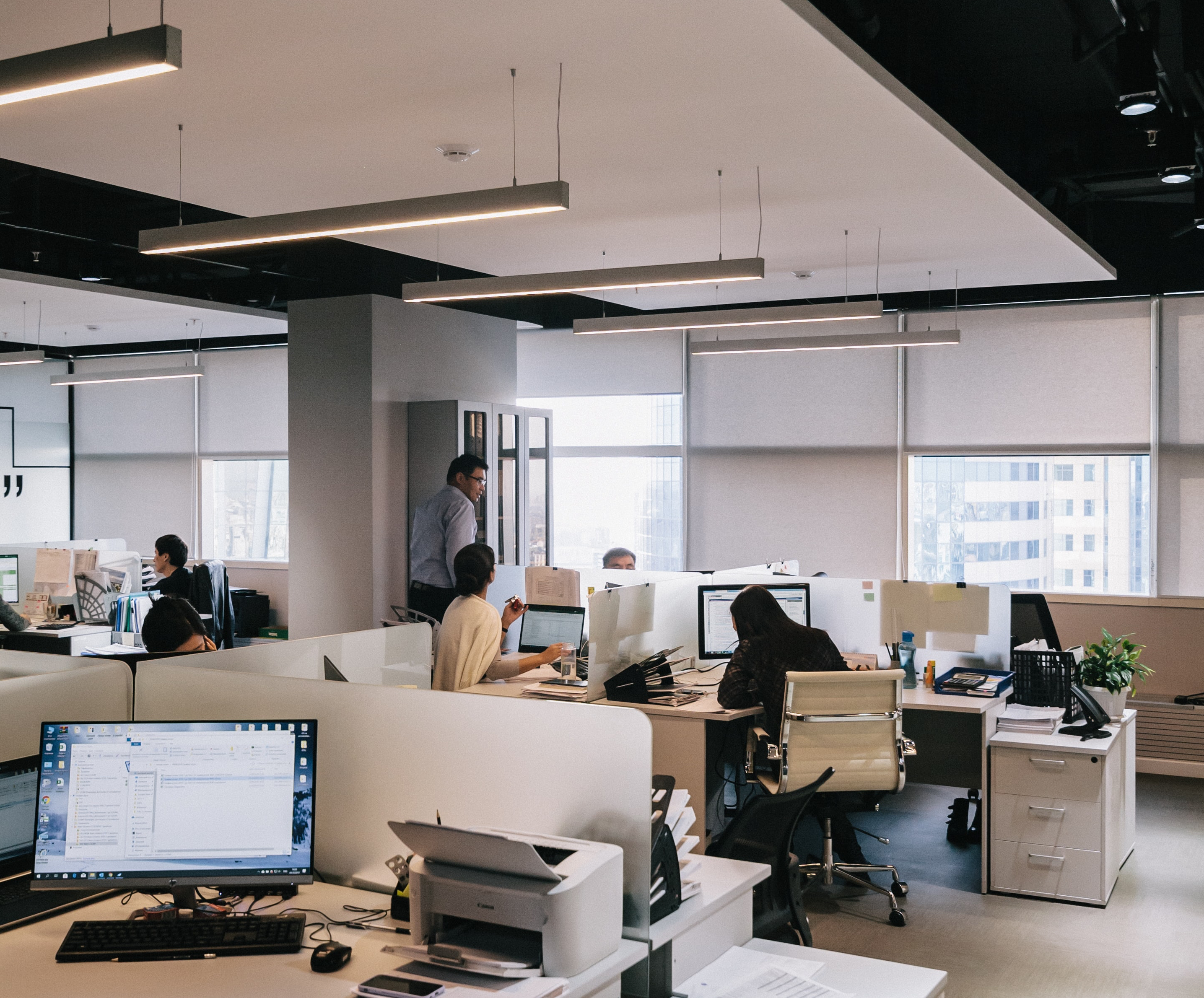 office open workspace